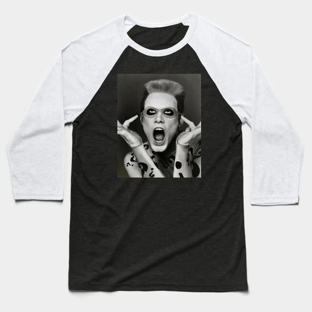 Iconic Jim Carrey Baseball T-Shirt by EvilArmy